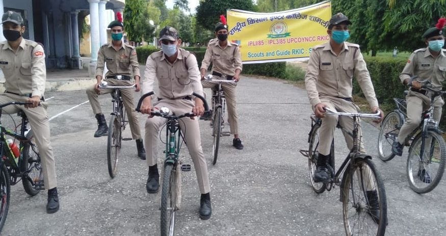 Motivated to stay fit by cycling