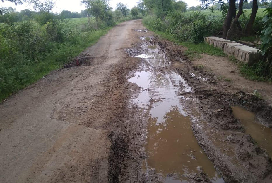 shabby roads at guryana paron