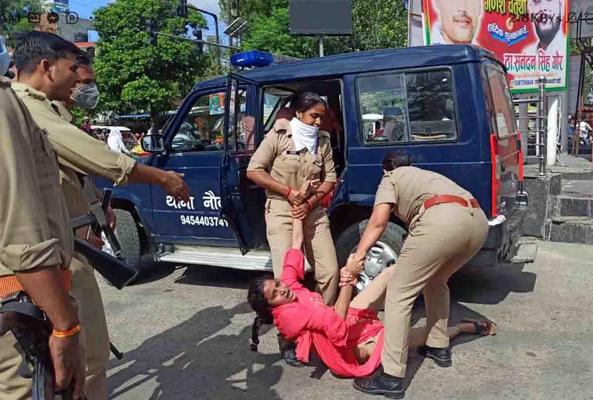 After 65 days, the body of the brother was not found, then Sanjeet's sister sat on a dharna