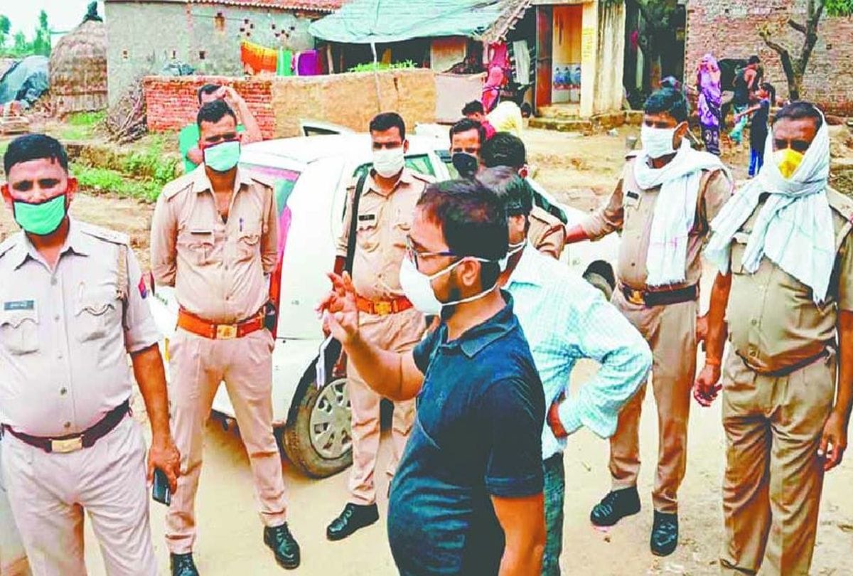 Villagers Protests After Corona Infected Home Isolate