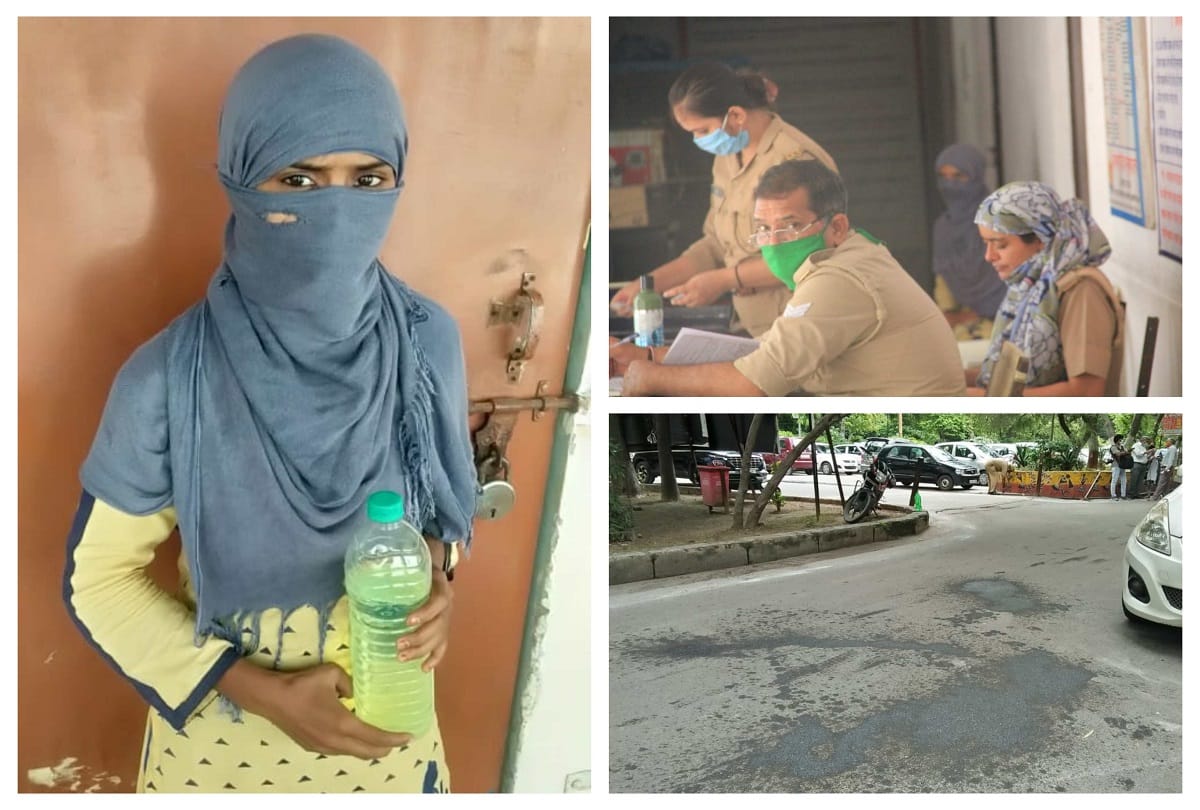 Ghaziabad victim of sexual assault by three men tries to self immolate her in front of collector office know full detail