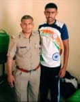 हरियाणा में कोच के साथ ऋतिक।