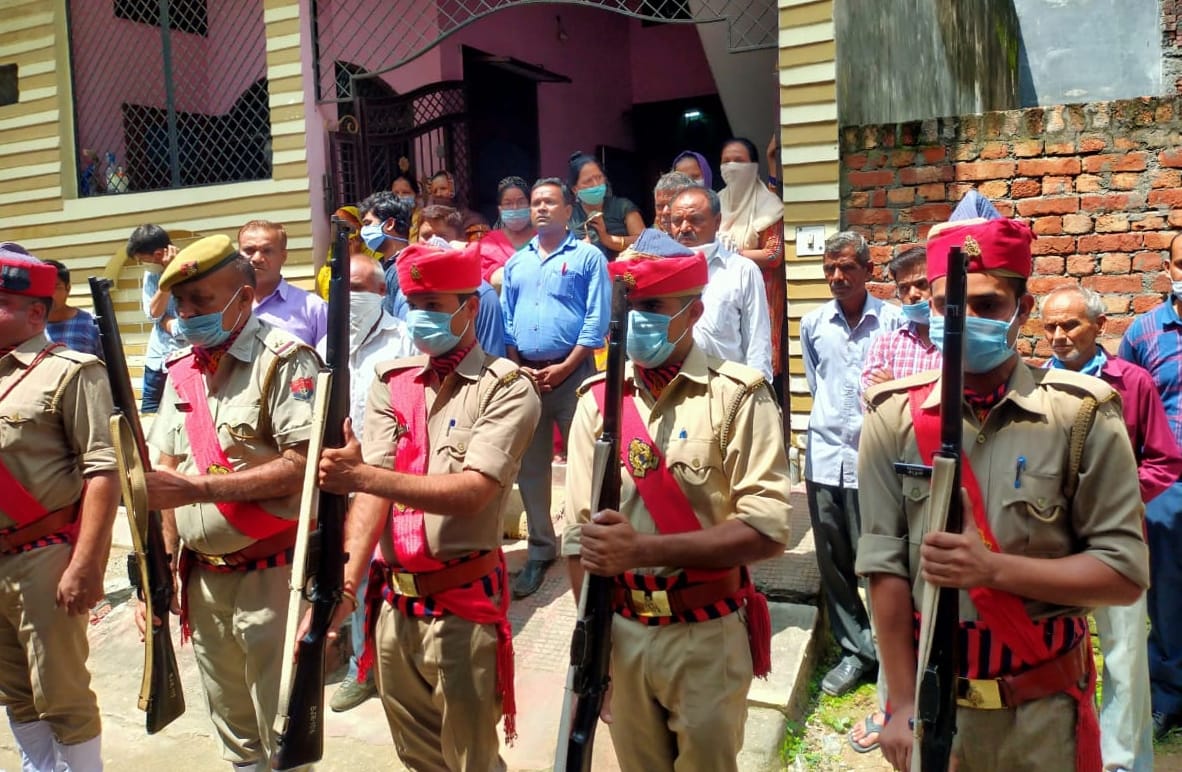 Last farewell to former soldier from Guard of Honor