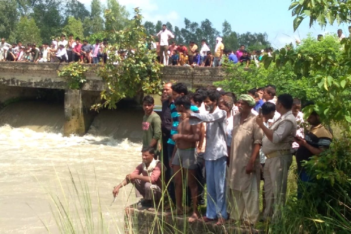 women jumped into the river in bijnor with her two son, dead body recovered