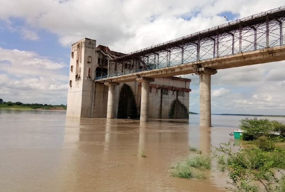 Chambal River Water Increased Due To Rain Water Discharge