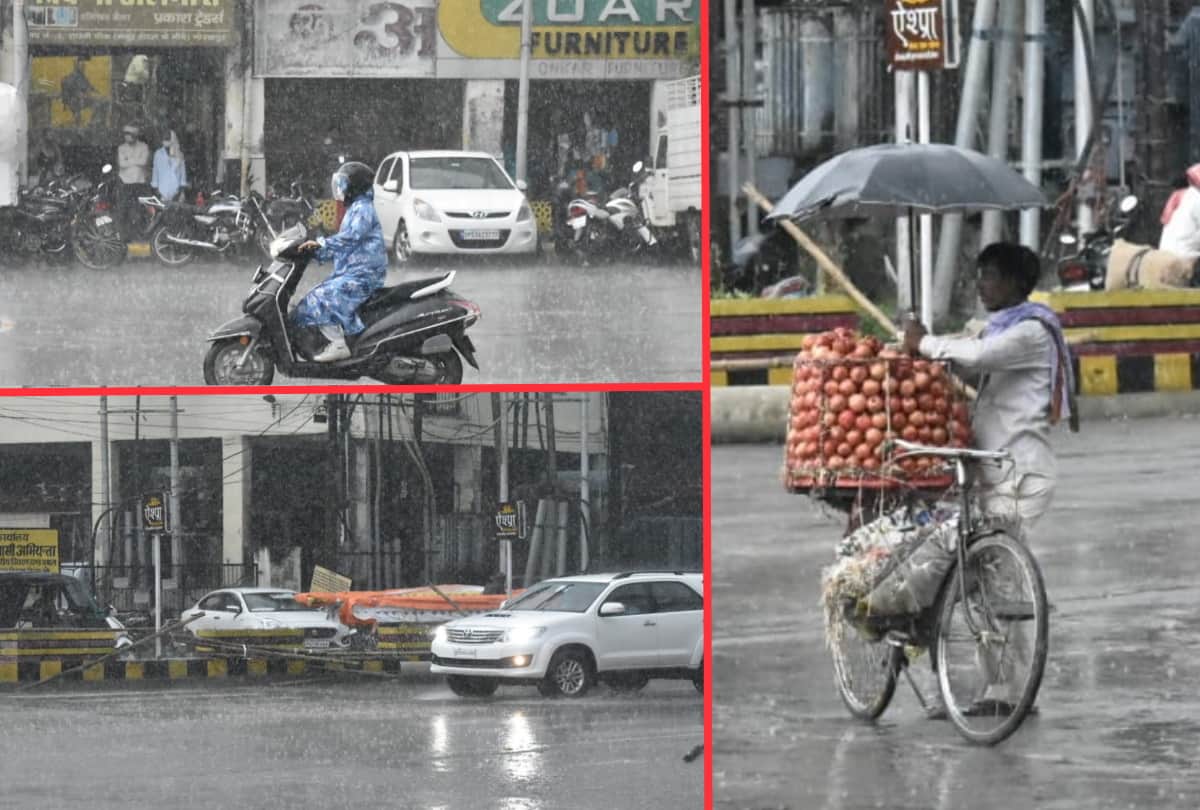 Gorakhpur Weather update news heavy rain start in gorakhpur weather change see latest photos