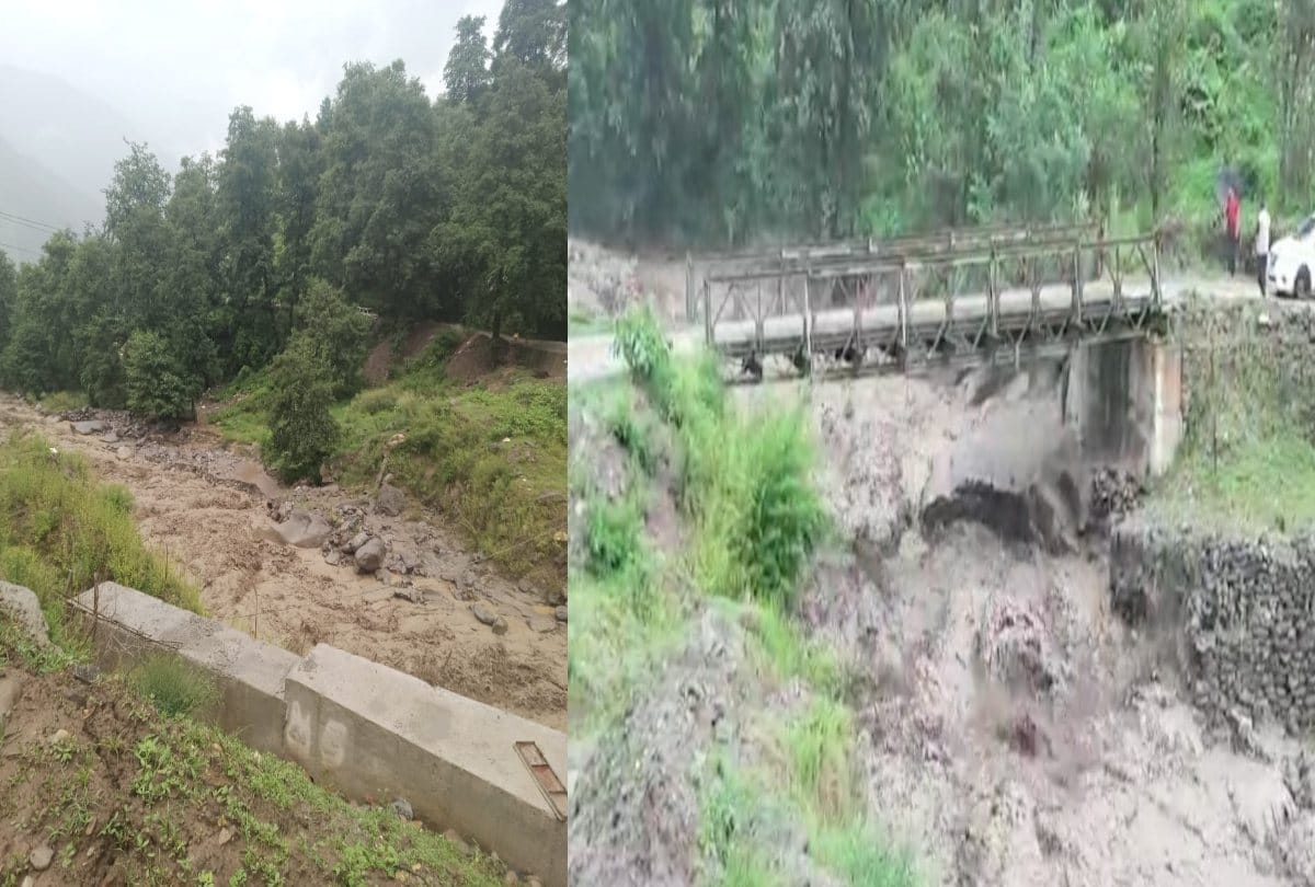 Cloud burst in Kullu, Aut-Anni-Sainj Highway remains closed for 11 hours due to landslide
