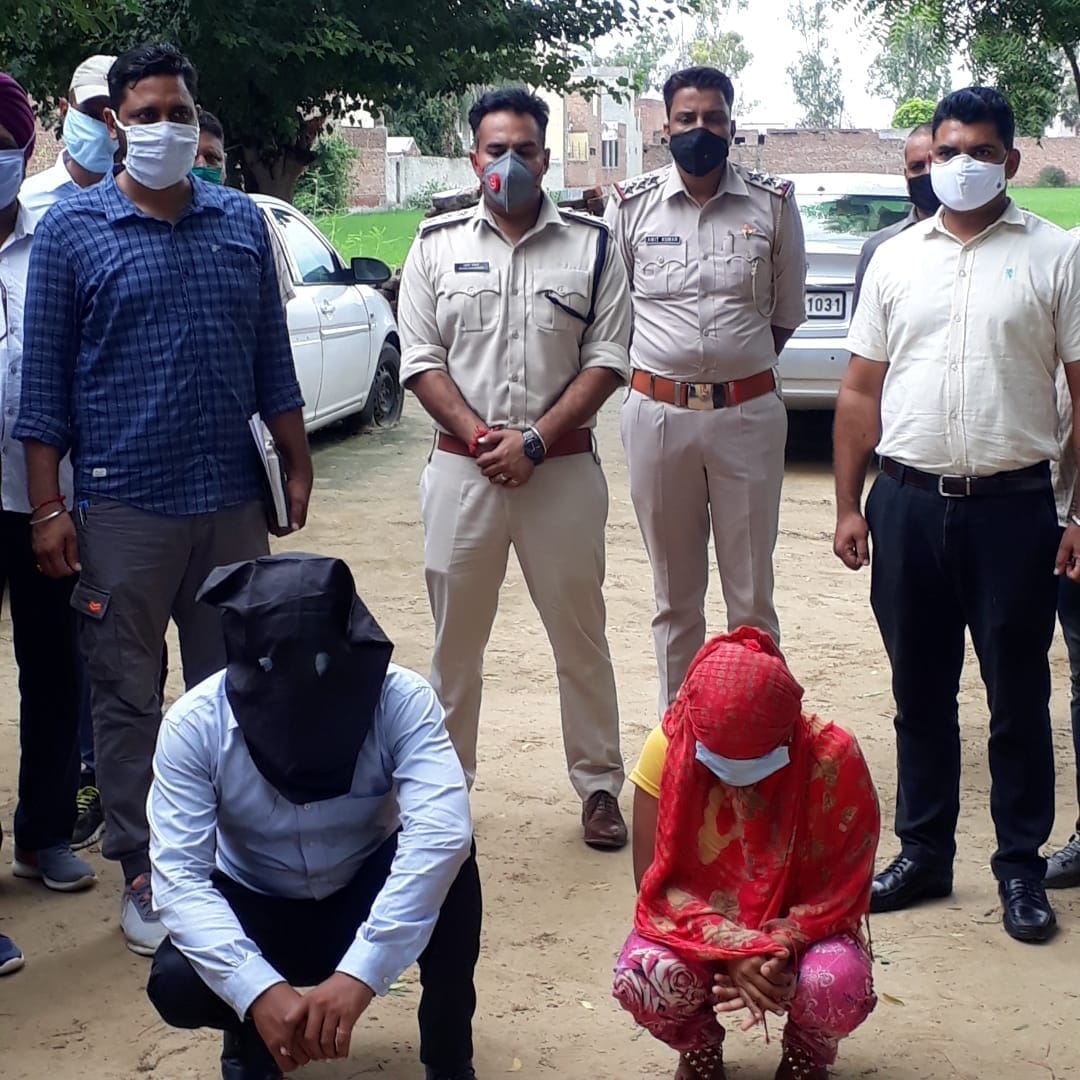 brother and sister arrested with fake currency of the three lakhs
