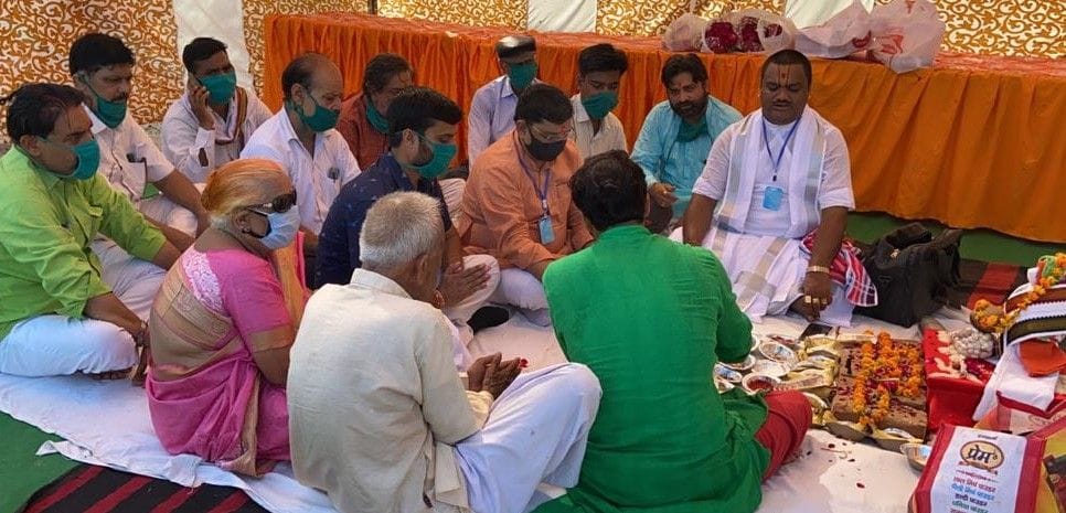 Hathras: The municipality started beautification work at the cremation site of Ramanpur