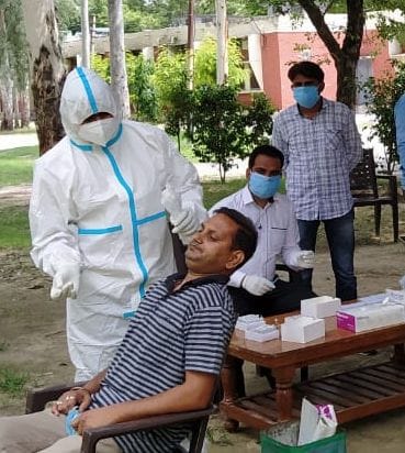 the testing of corona increased, seven positive case found in rural area