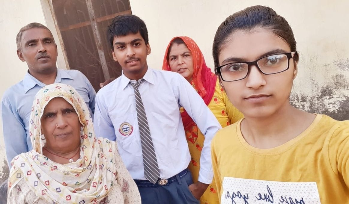 sonipat student into depression due to less number