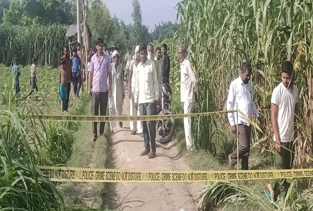 young man murder in amroha dead body found in field