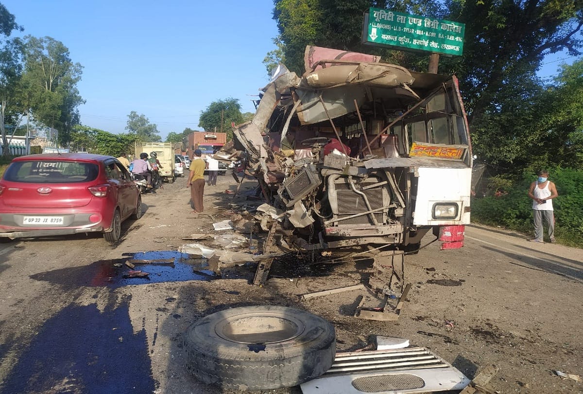 Lucknow UP Bus Accident News: Two roadways buses collide in Lucknow many died