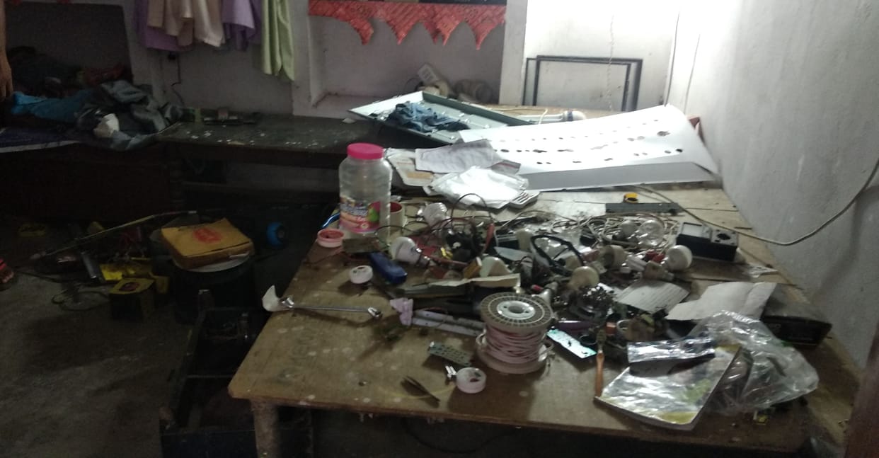 Thousands of jewels and cash blown from the house of two brothers in etawah