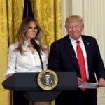 Donald trump and Melania trump