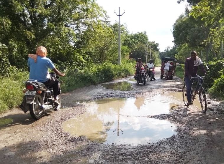 Pitched roads are giving pain
