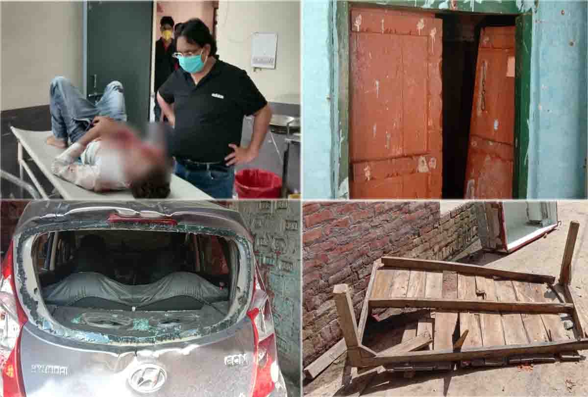 Conflict on two sides, three injured including teenager due to bullet
