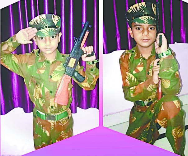 Little-ones paid tribute to the martyrs