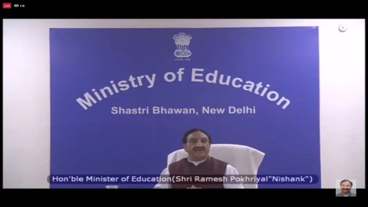Union education minister emphasizes on building a new India