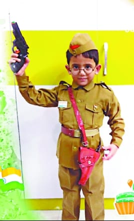 Little-ones paid tribute to the martyrs