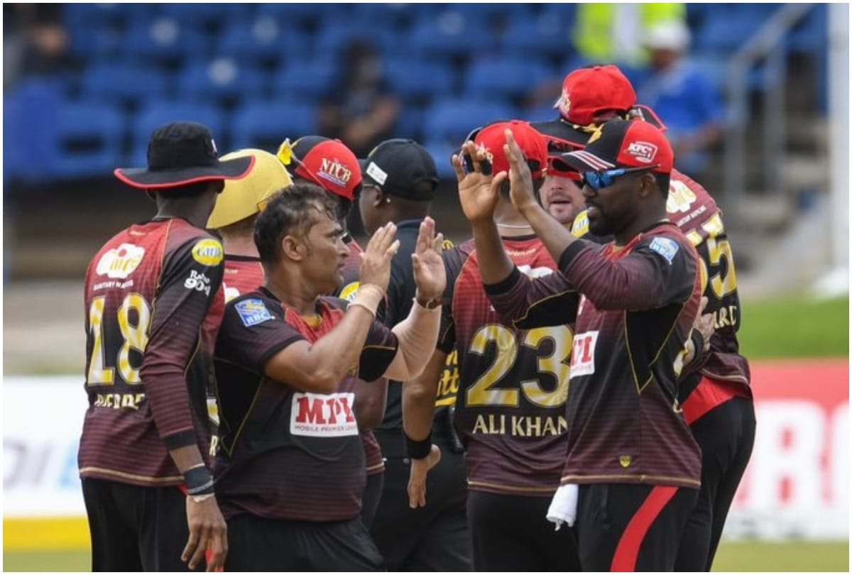 CPL 2020 Trinbago Knight Riders clinch fourth consecutive win Praveen Tambe made his debut