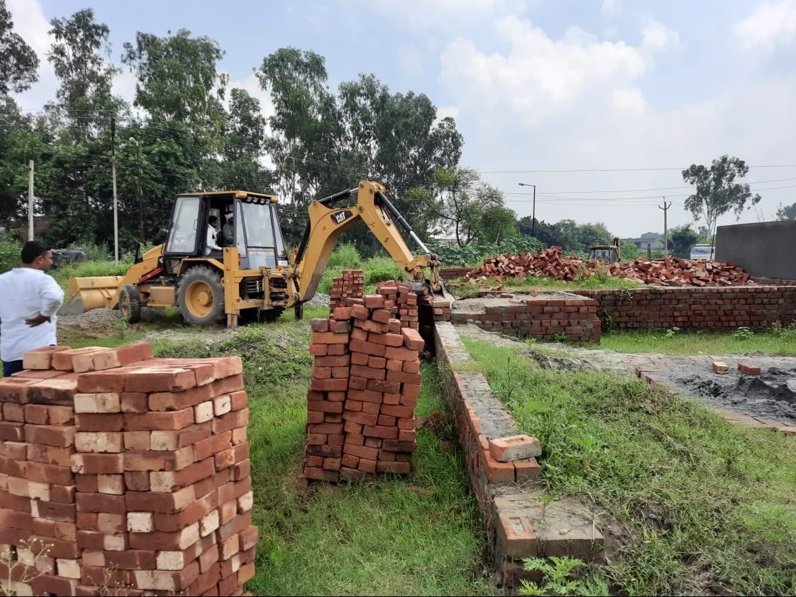 illegal construction disnantled
