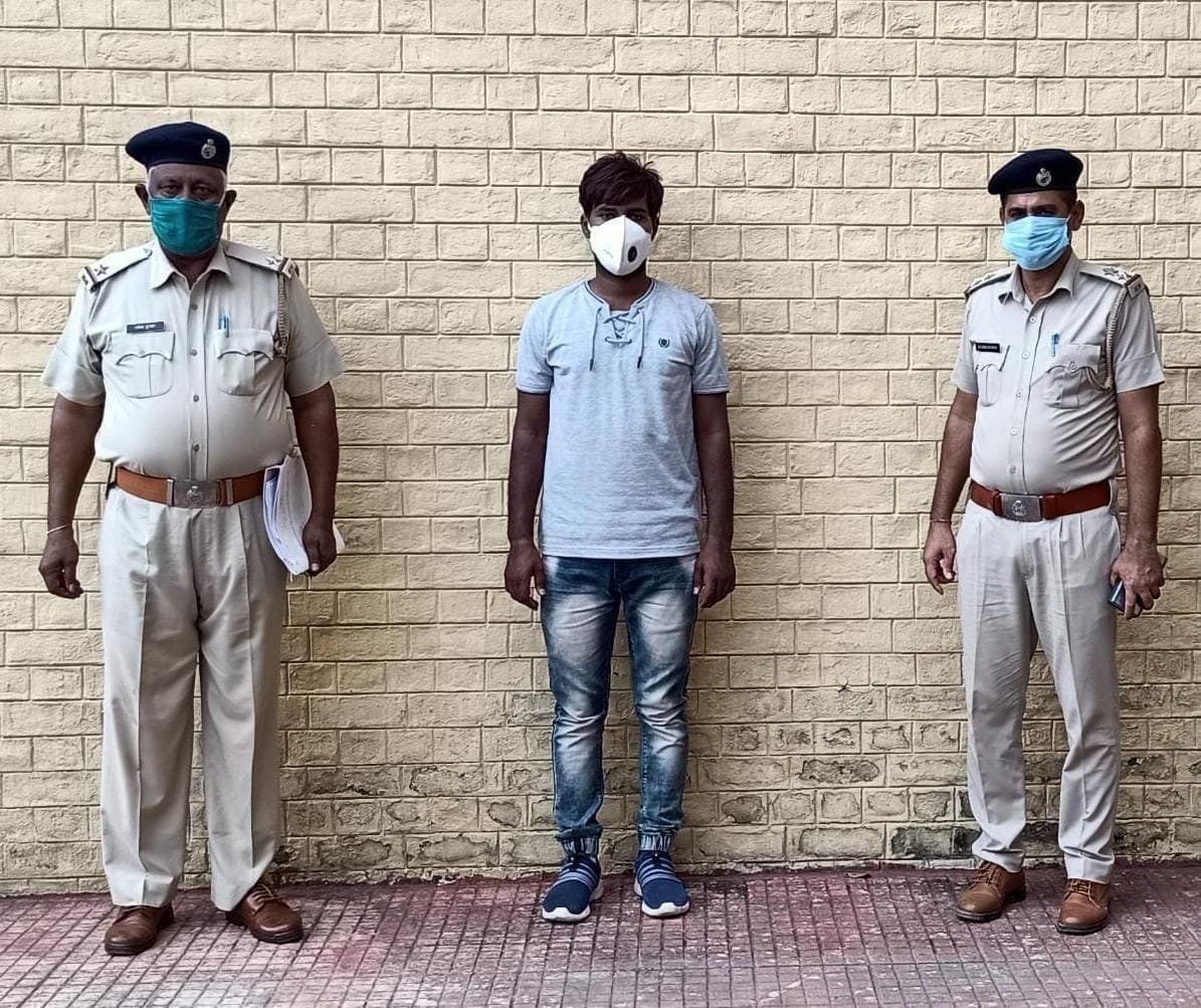 Inmate arrested on leave from jail with Charas.
