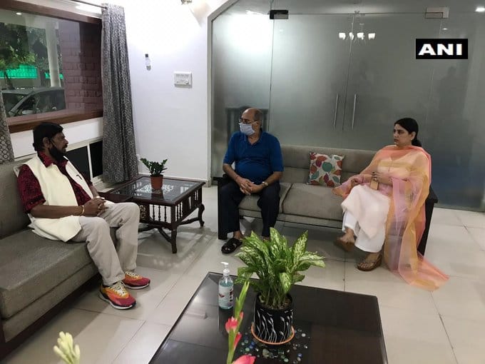 sushant case bjp mla neeraj singh call rhea vishkanya union minister ramdas athawale met actor father