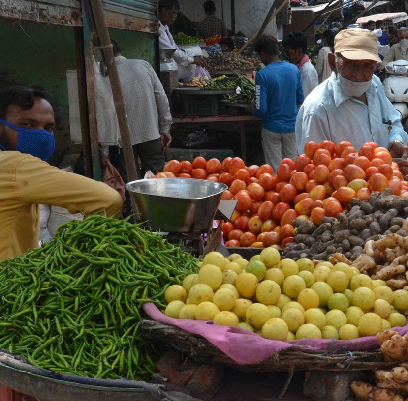 Rise in prices of vegetables