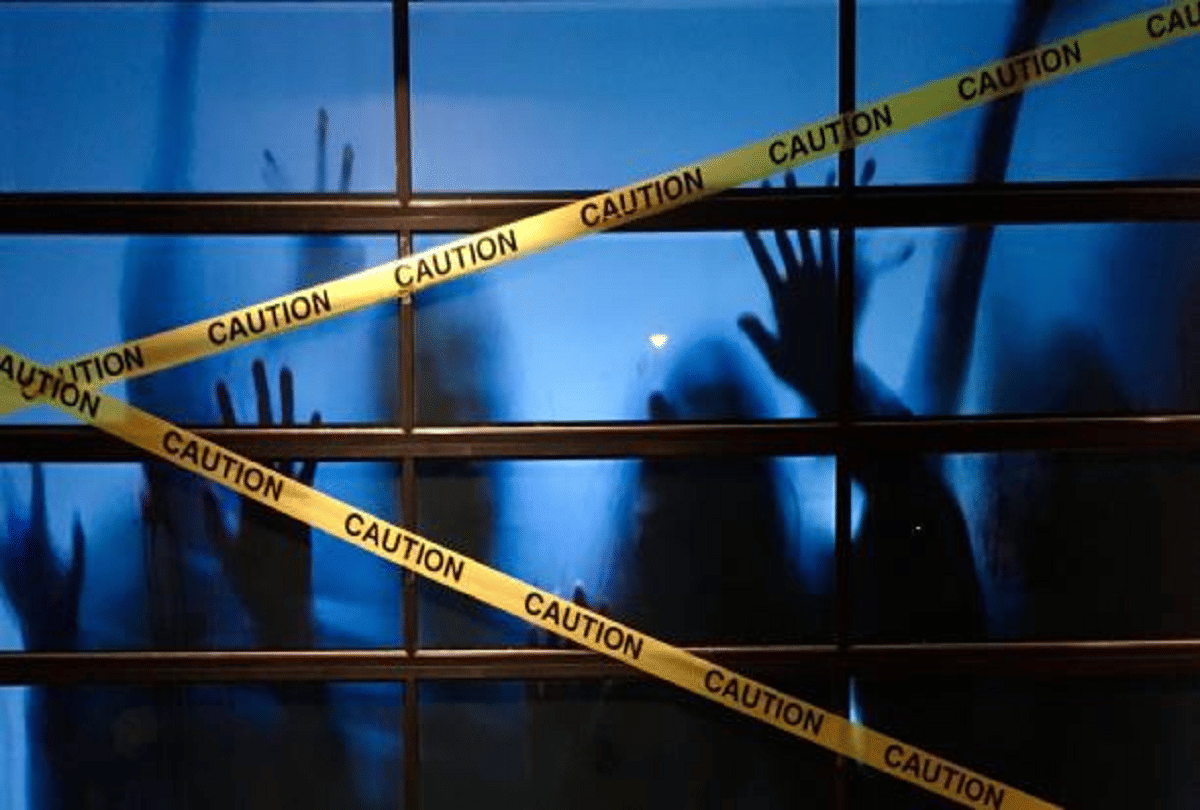 coronavirus scare Japan group offers coffins zombies and chainsaws for stress relief