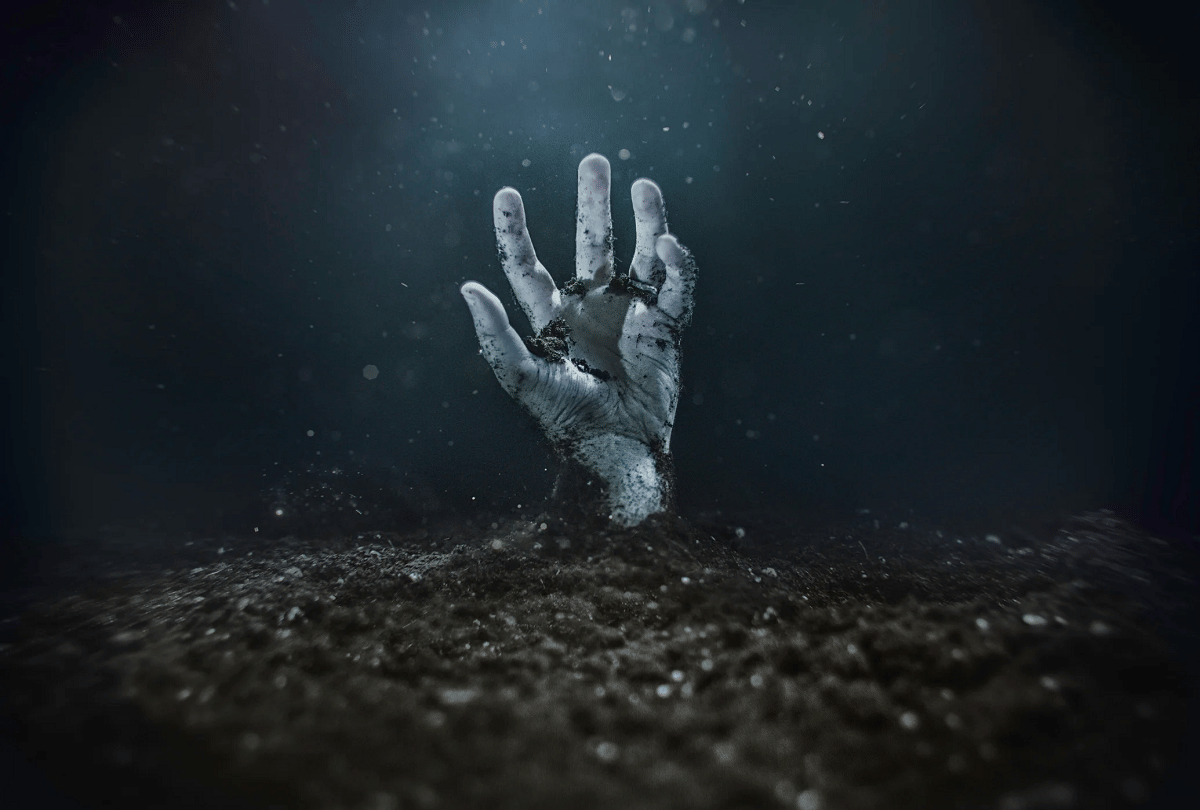 coronavirus scare Japan group offers coffins zombies and chainsaws for stress relief