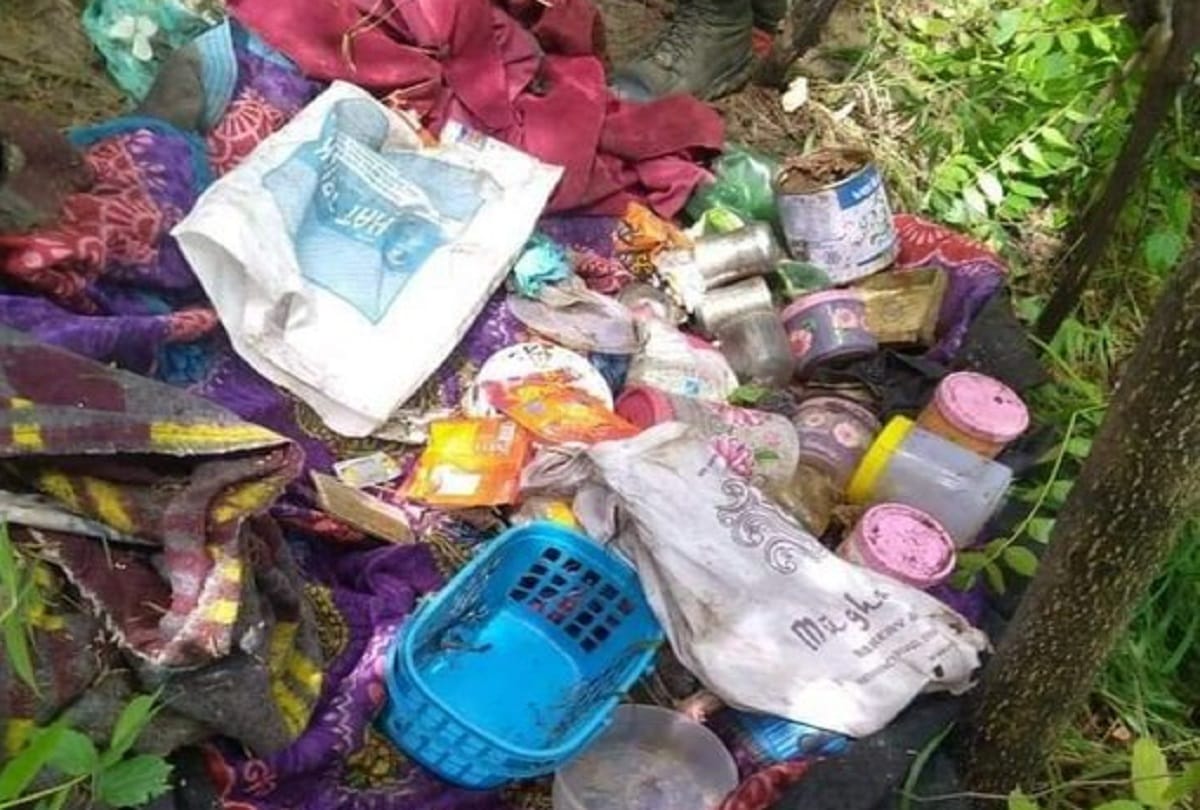 Terrorist hideout demolished in Baramulla, blankets and food items recovered