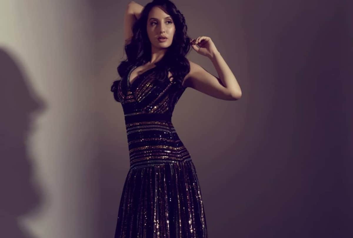 nora fatehi stylish glamorous photos hd latest nora fatehi in her new shimmery attire