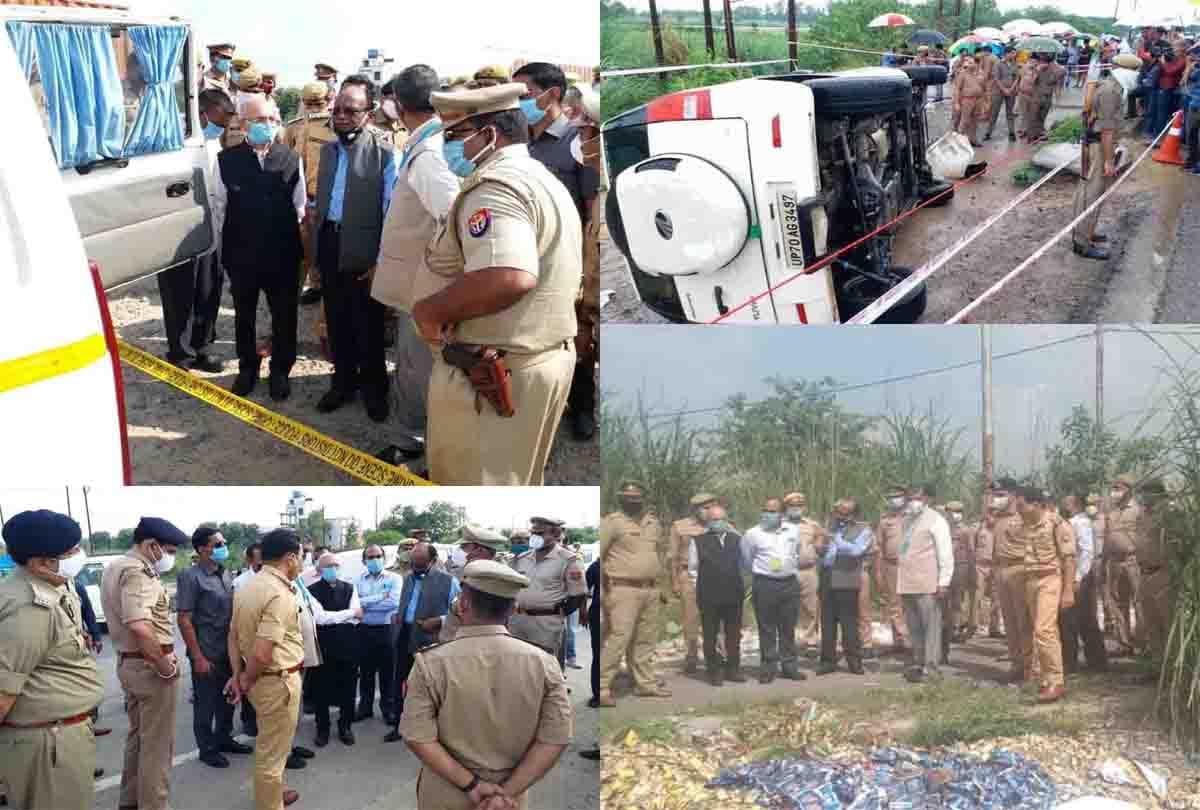Judicial Commission team asked how the vehicle overturned even after the highway was widened