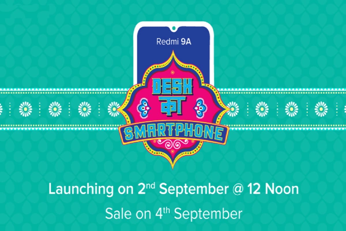 Redmi 9A launch in India Set for September 2 know price and specifications