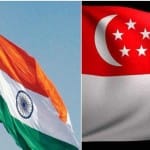 India and Singapore Flag