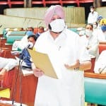 पंजाब विधानसभा सत्र में मौजूद कैप्टन