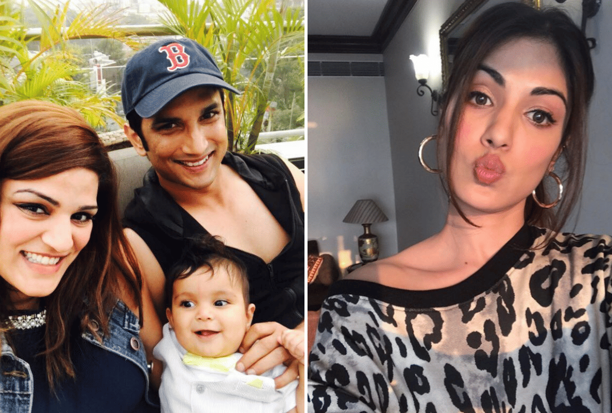 sushant singh rajput sister shweta singh kirti caught a mistake of Rhea Chakraborty interview