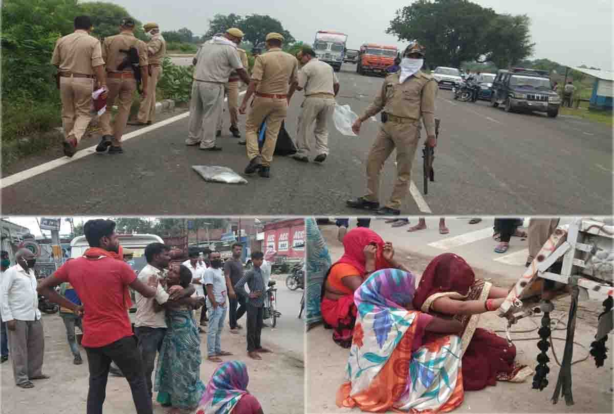 two people died in road accident in fatehpur up