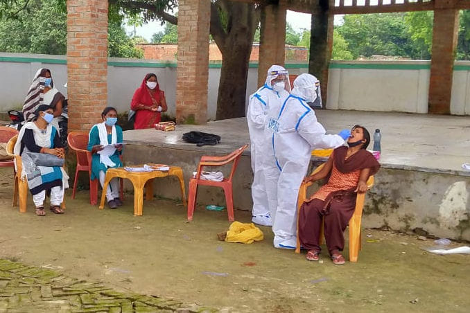 48th death from Corona many health workers including staff nurse ANM found infected