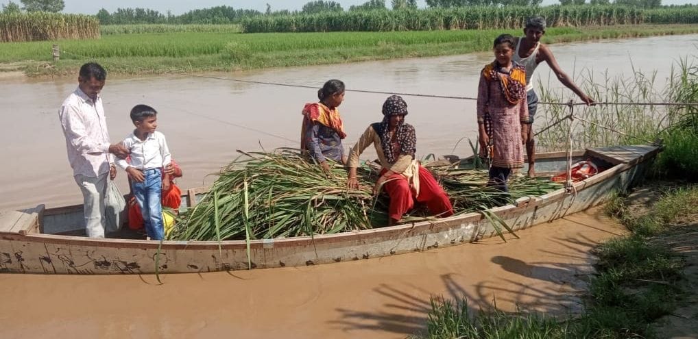 Solani river again in spate, villagers panic