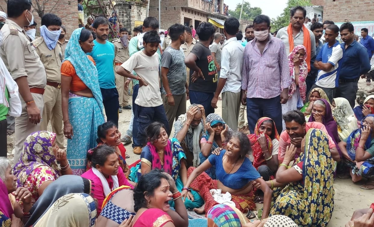 one died in accident in fatehpur