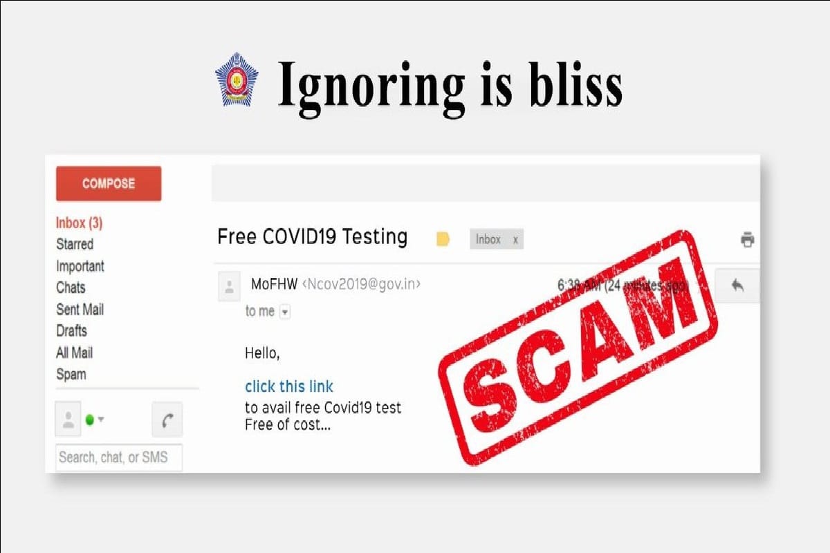 free covid test email