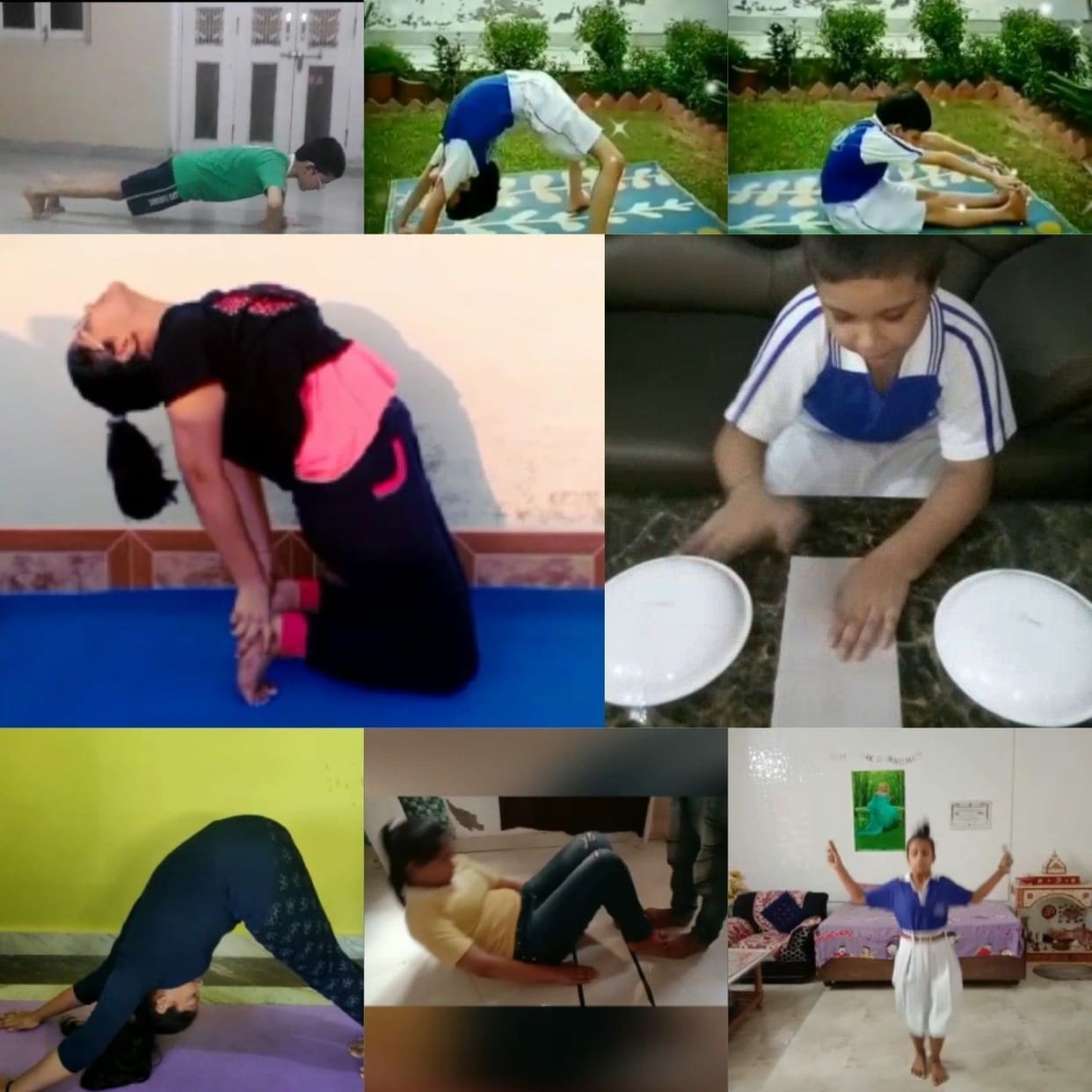 student participating in online competition