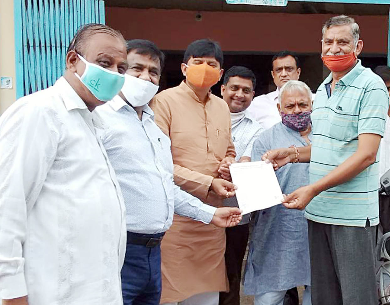 MLA reached Mandi, inspected construction works