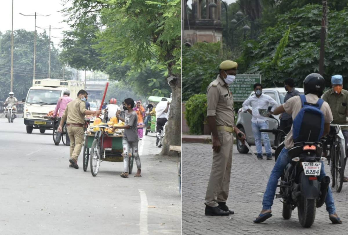 pictures of lucknow during lockdown