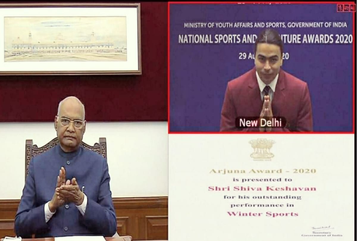 national sports awards 2020 Winter Olympian Shiva Keshavan gets Arjuna award