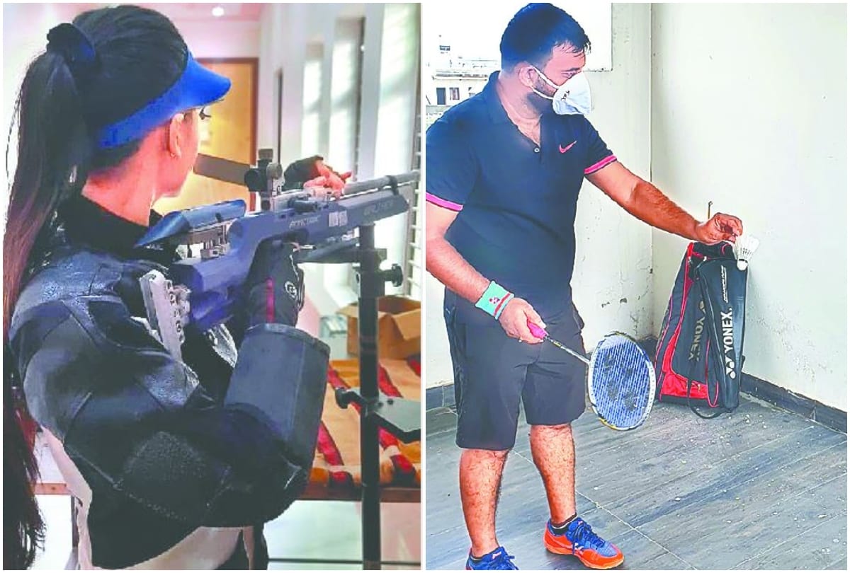 National Sports Day agra players practice continued amid Corona crisis