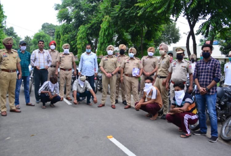 Four arrested with stolen bikes in Patiala