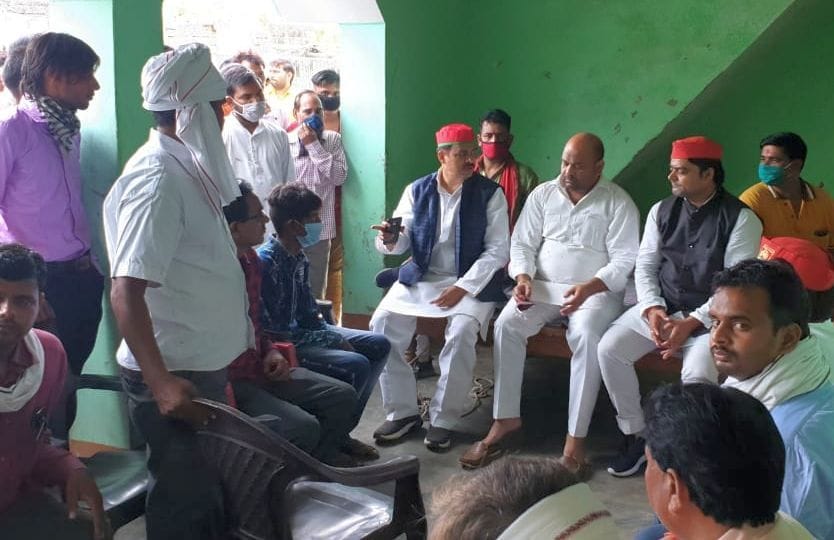 sapa protest in hardoi